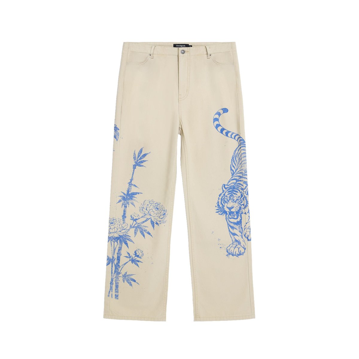 Pantalon imprimé multicolore, DESIGUAL