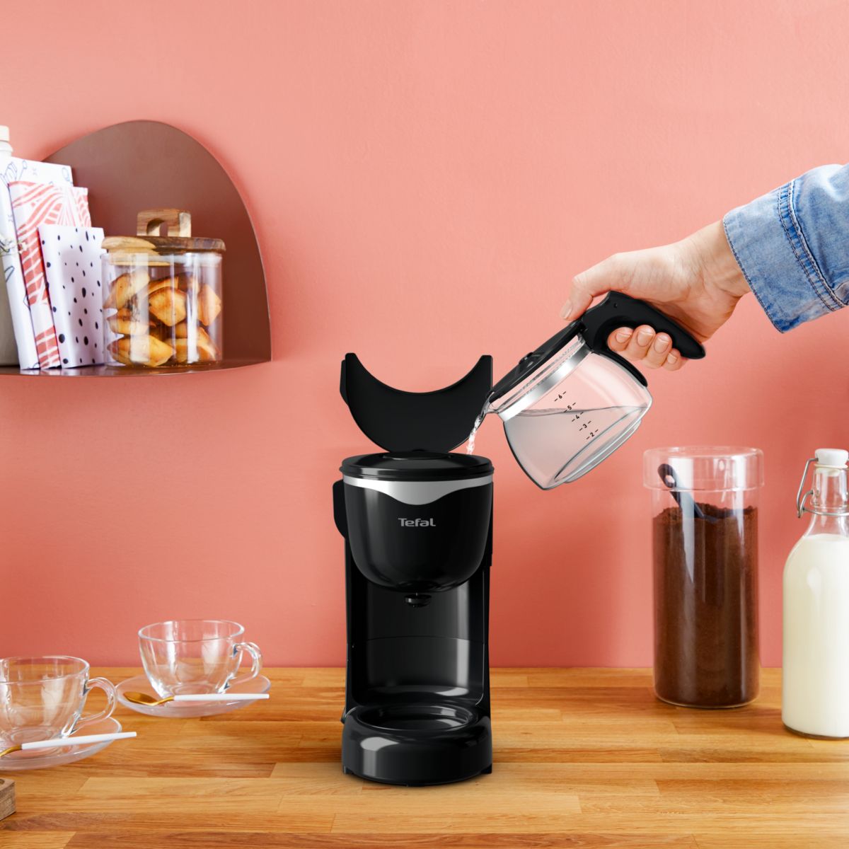 Cafetière filtre CM340811 noir, TEFAL