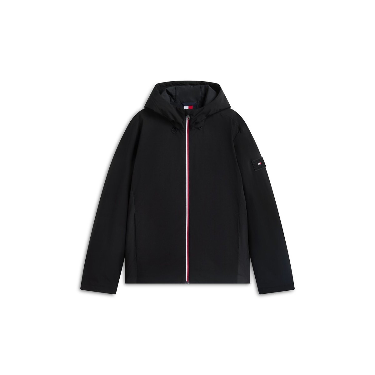 Coupe-vent à capuche noir, TOMMY HILFIGER