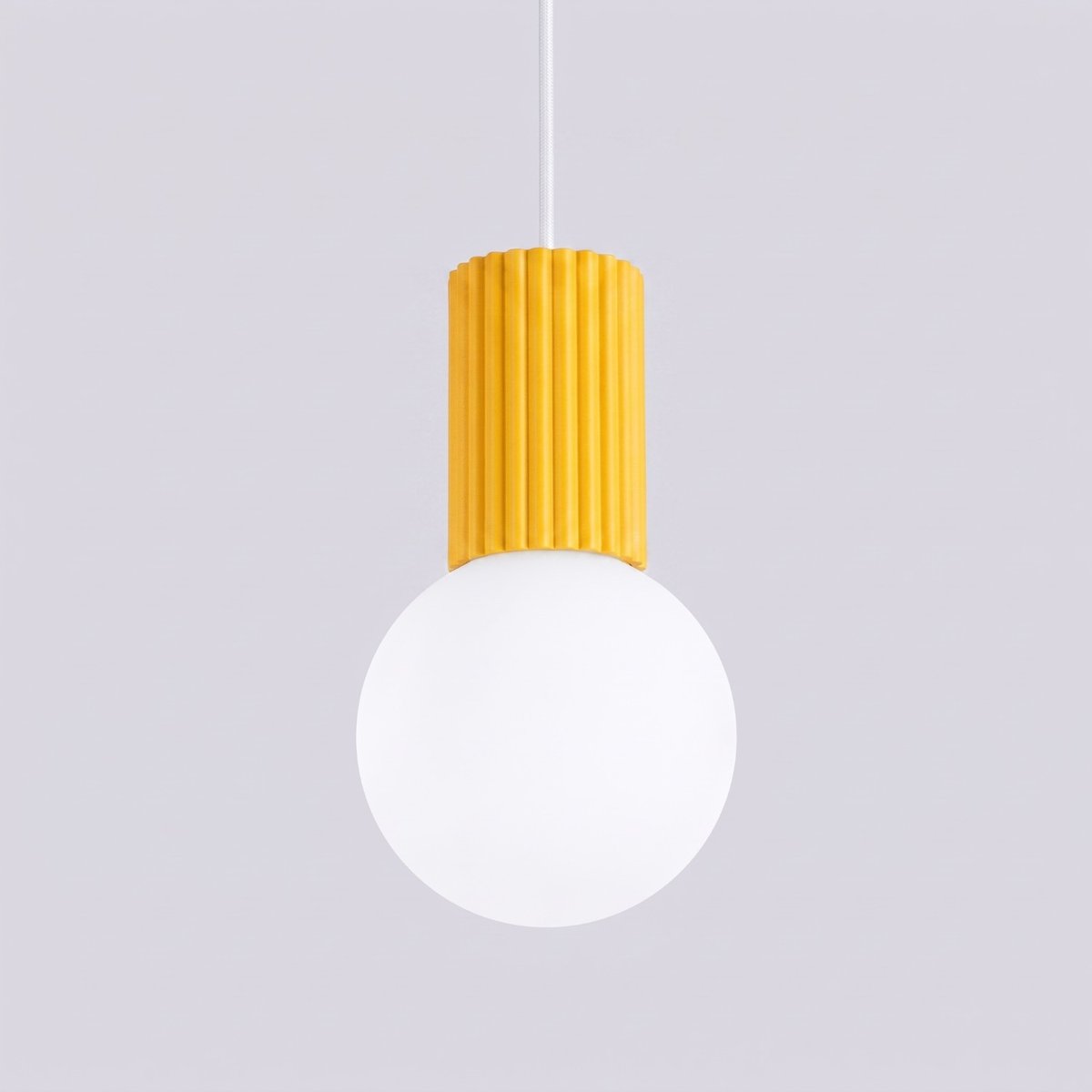 Suspension Aluminium Jaune G9 1 Halo jaune, EDEN
