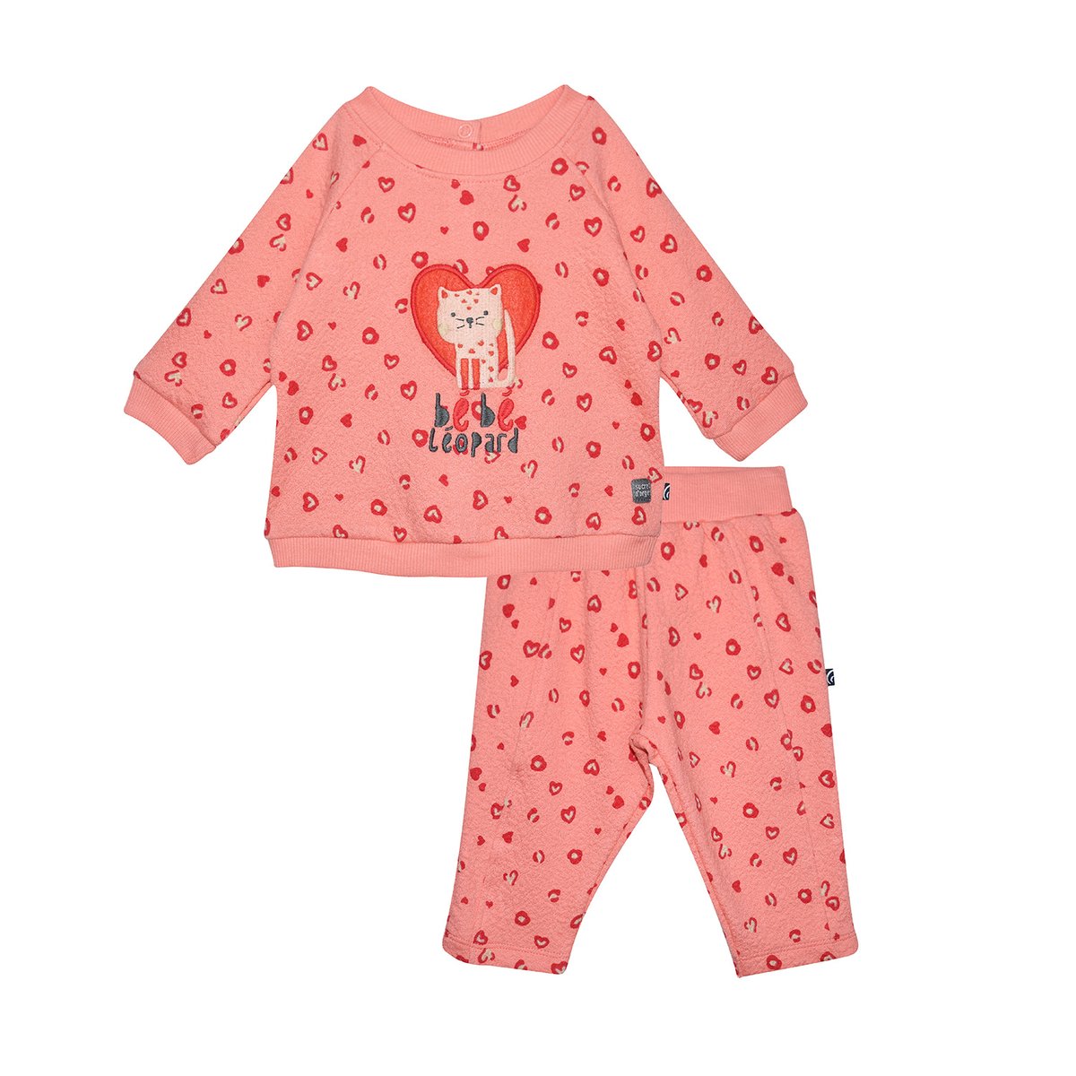 Ensemble sweat pantalon en maille razica rose, SUCRE D'ORGE