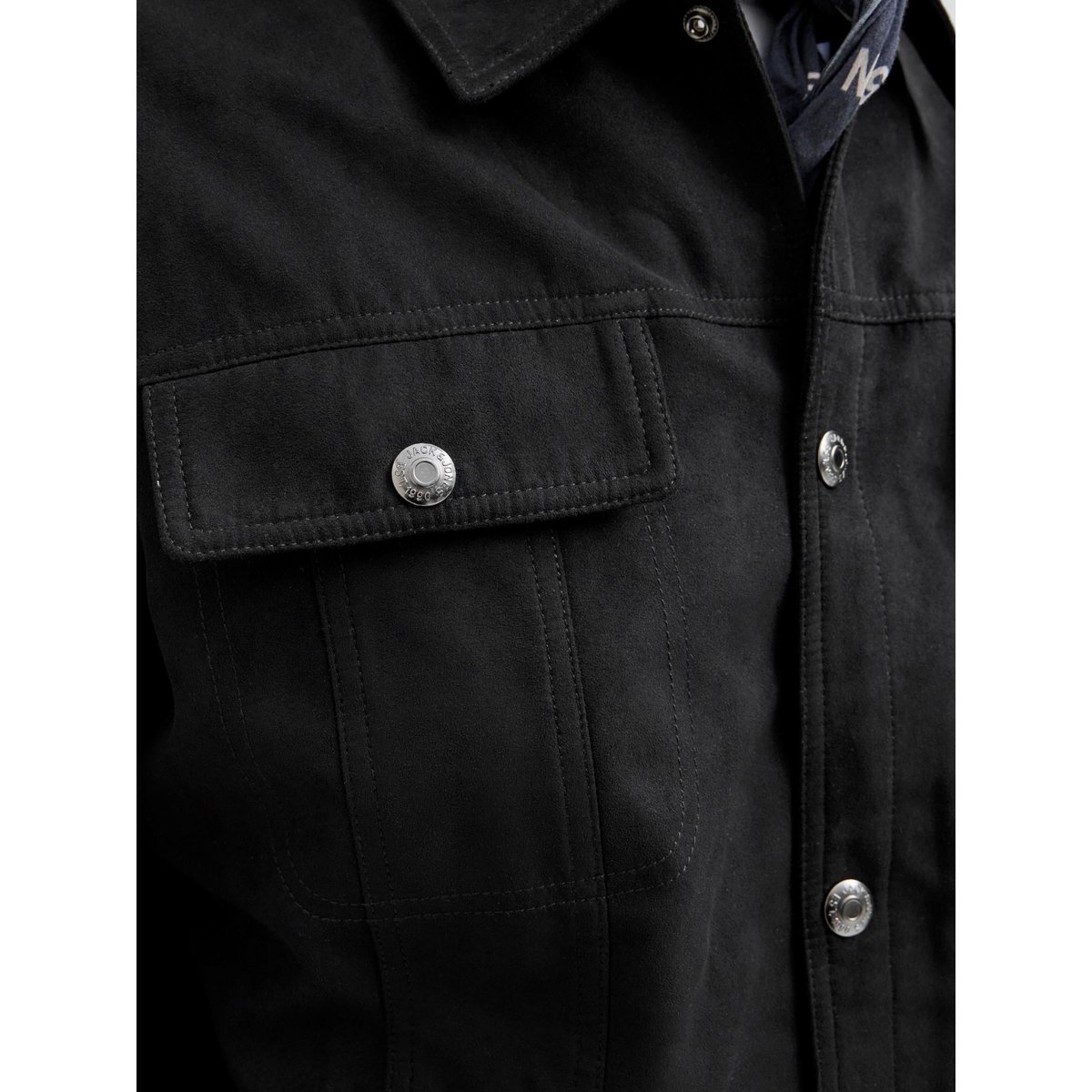 Veste En Daim Synthétique black, JACK AND JONES PREMIUM