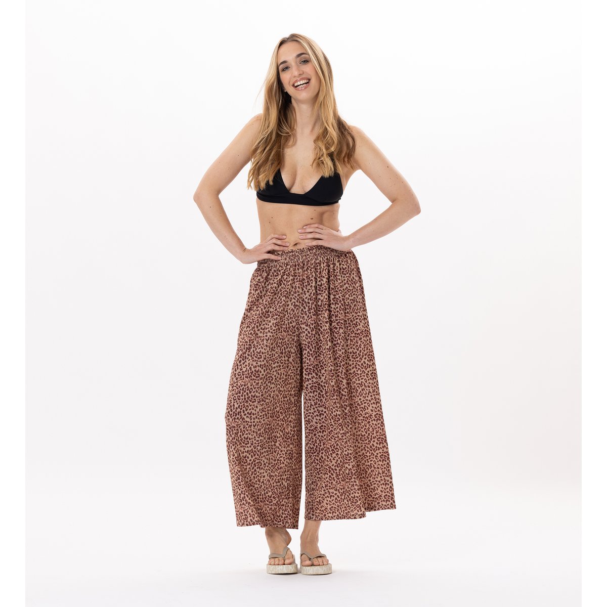 Pantalon en Maille FESTIVAL 980 multicolore, LE CHAT