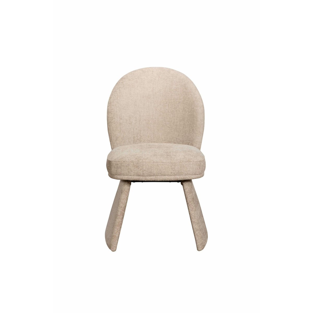 Chaise design beige à assise rembourrée (lot de 2) TREVI beige, PIER IMPORT
