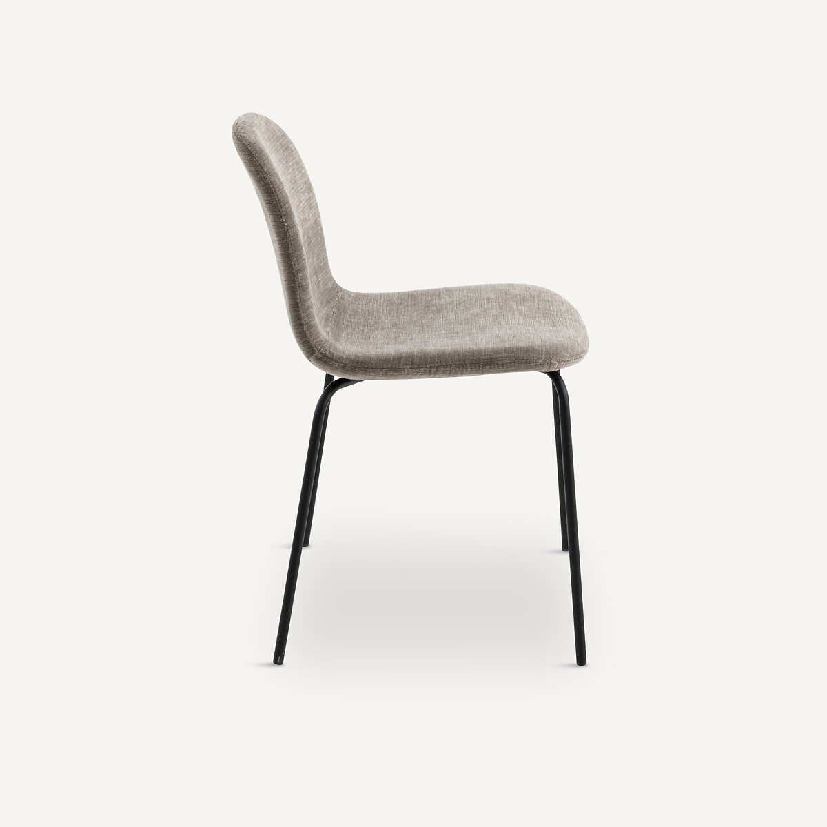 Tibby flamed velvet chair moon gray, AM.PM