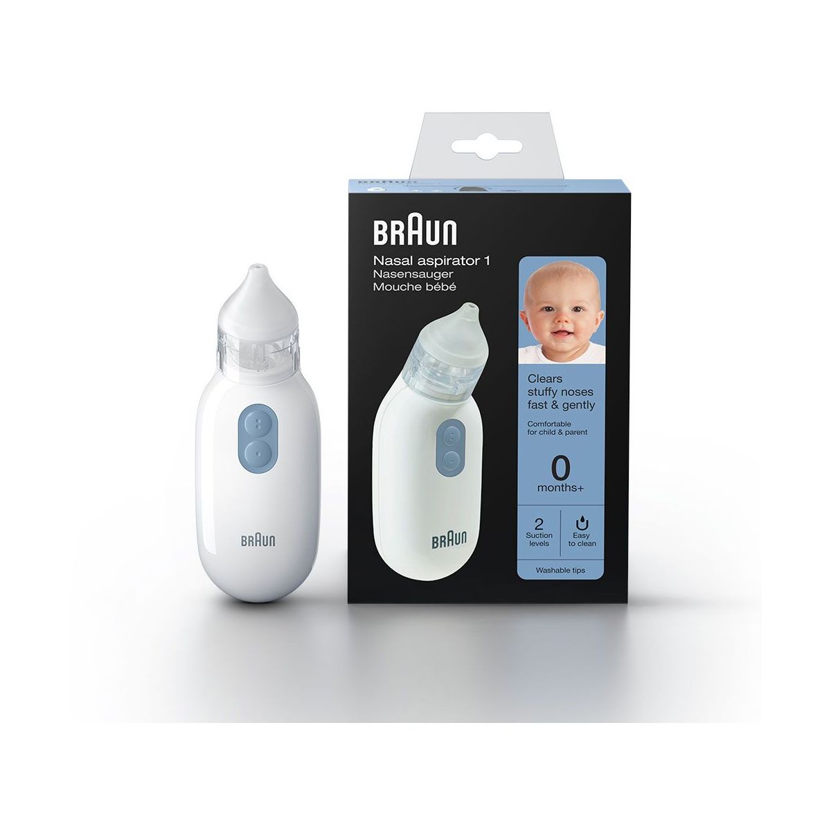 Mouche bébé 1 - BNA100 bleu, BRAUN