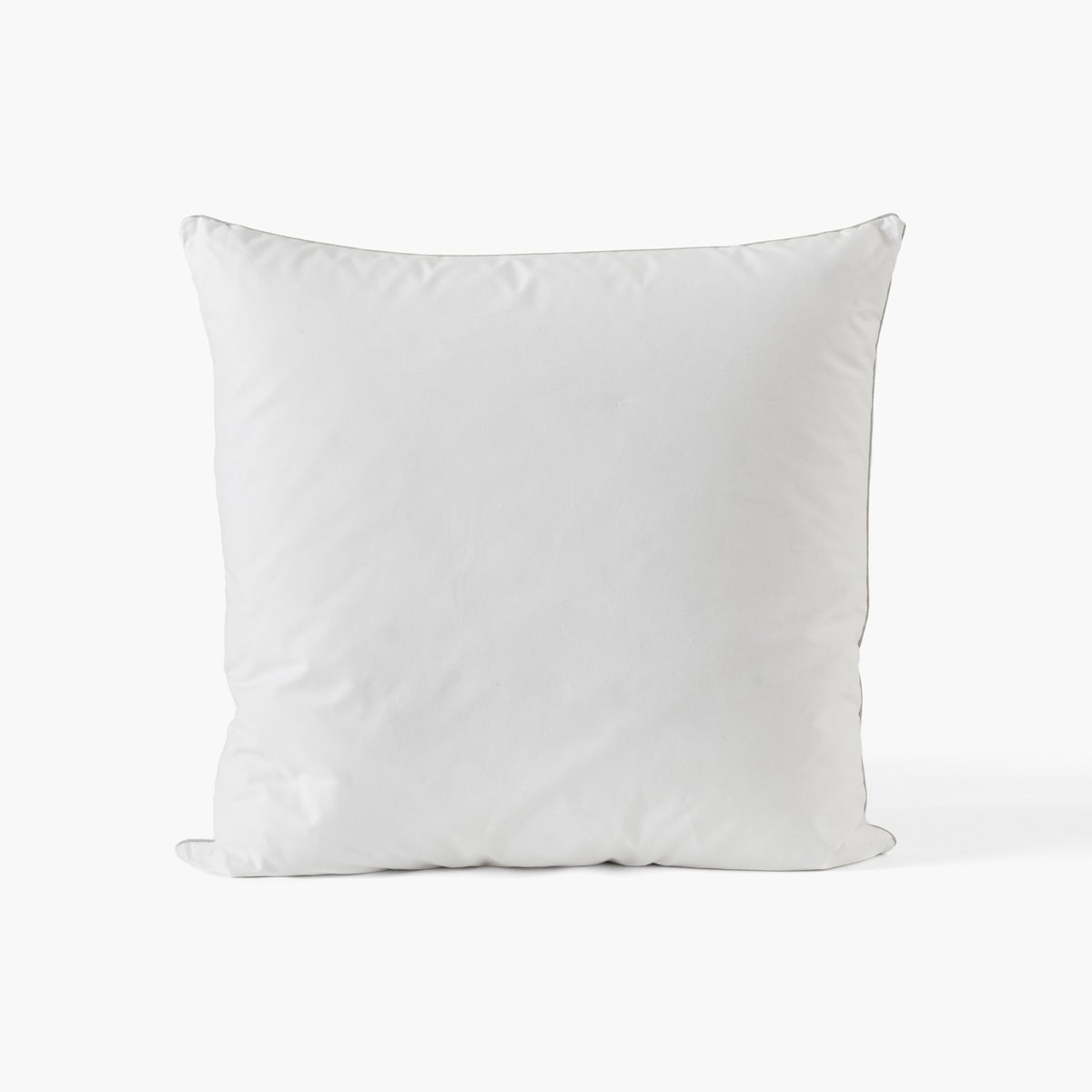 Oreiller carré mi-ferme duvet et microfibre KILIM imprimé, CARRE BLANC
