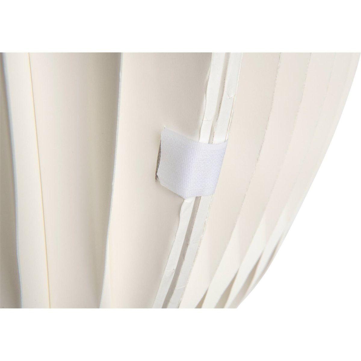 Bar pliable rond en papier blanc cassé élégant, RECOLLECTION