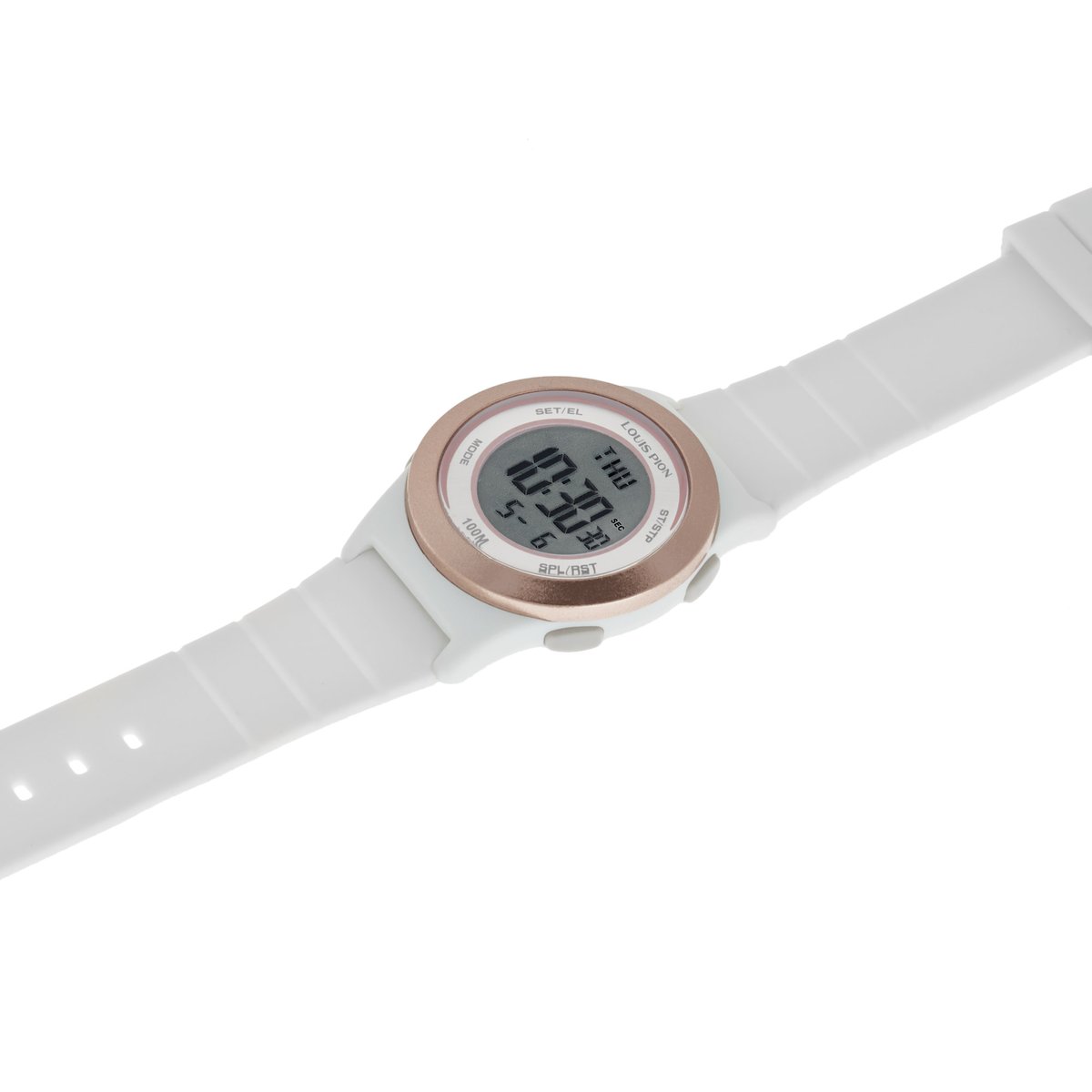 Montre Digital ALEX blanc blanc blanc, LOUIS PION