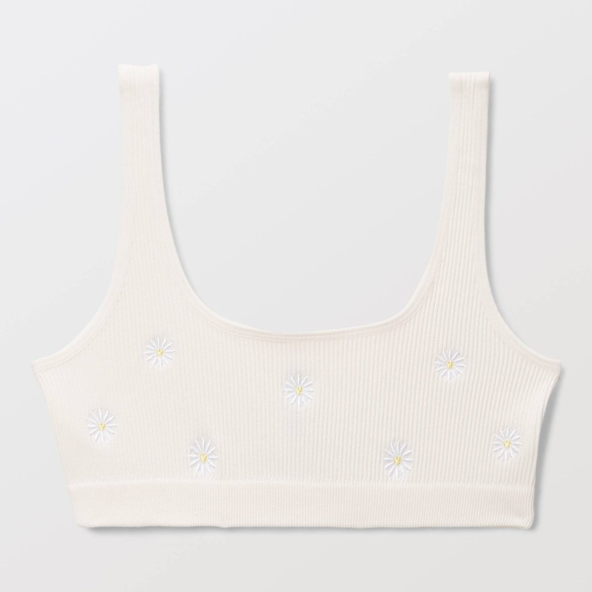 Brassière sans coutures DAISY avec broderie poudre, MONOPRIX