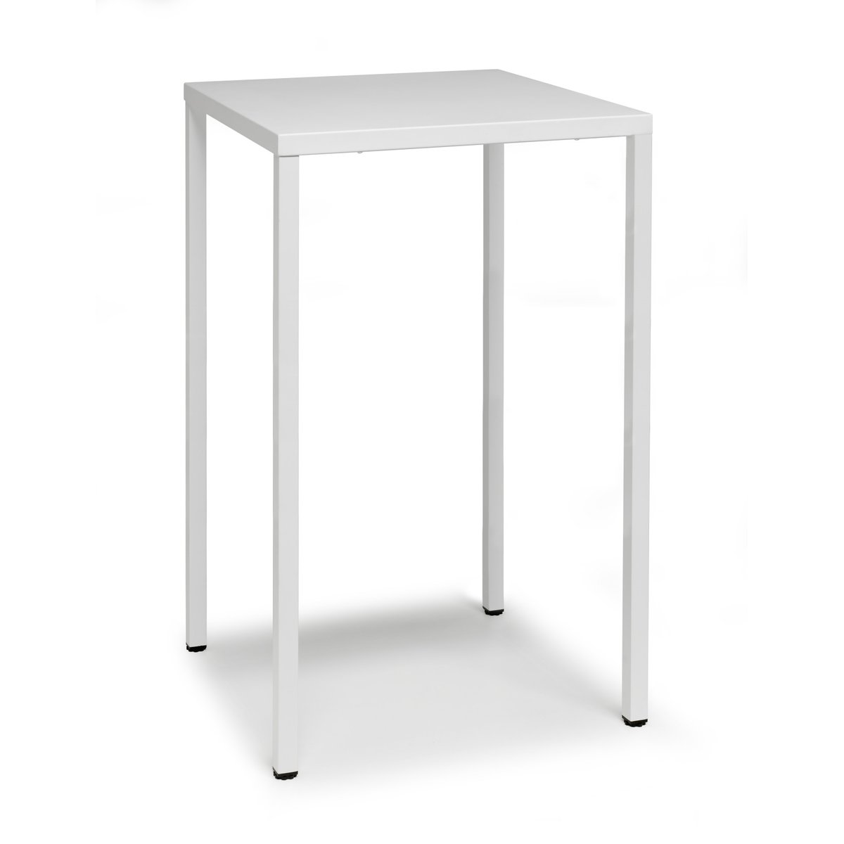 Table de jardin carré en métal, L.70 blanc, SCAB DESIGN