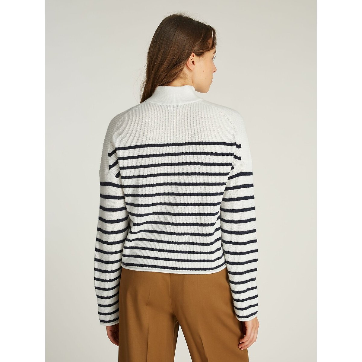 Button-Down Jumper white/navy, TOMMY HILFIGER