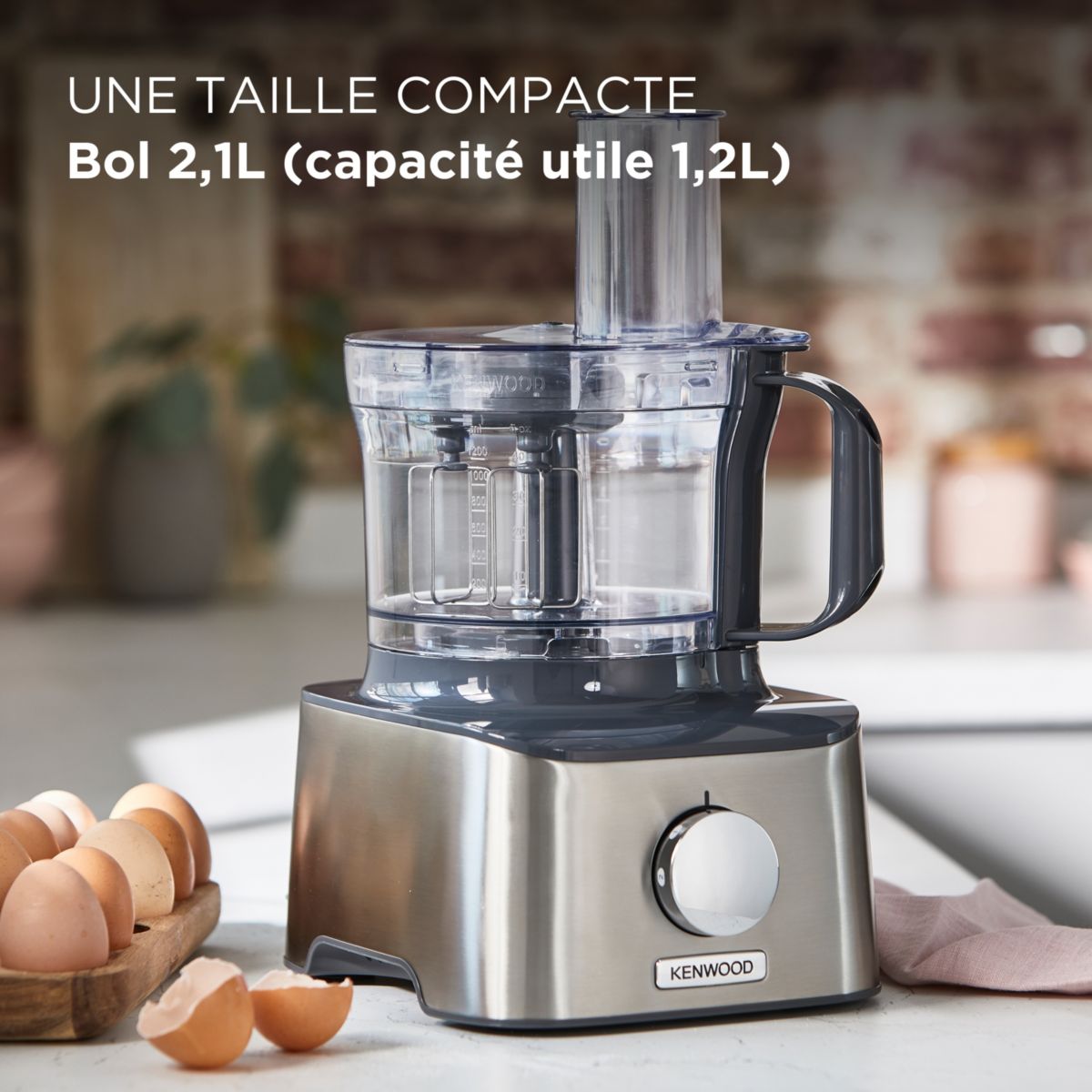 Robot multifonction Multipro Compact FDM302SS inox satinã©, KENWOOD