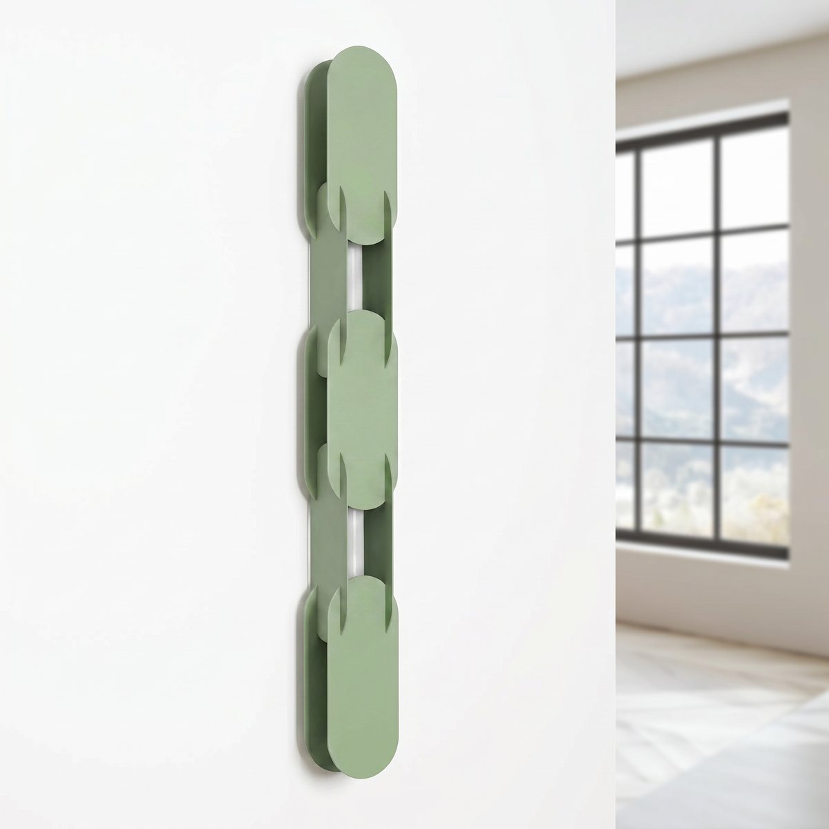 Applique murale Acier Sauge LED 1 Chain sauge, EDEN