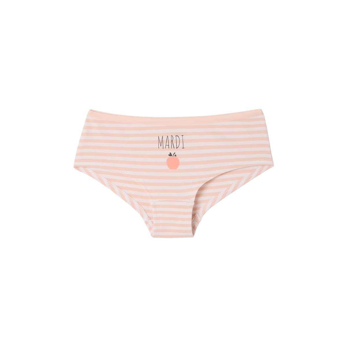 Lot 7 shorties semainier rose, VERTBAUDET