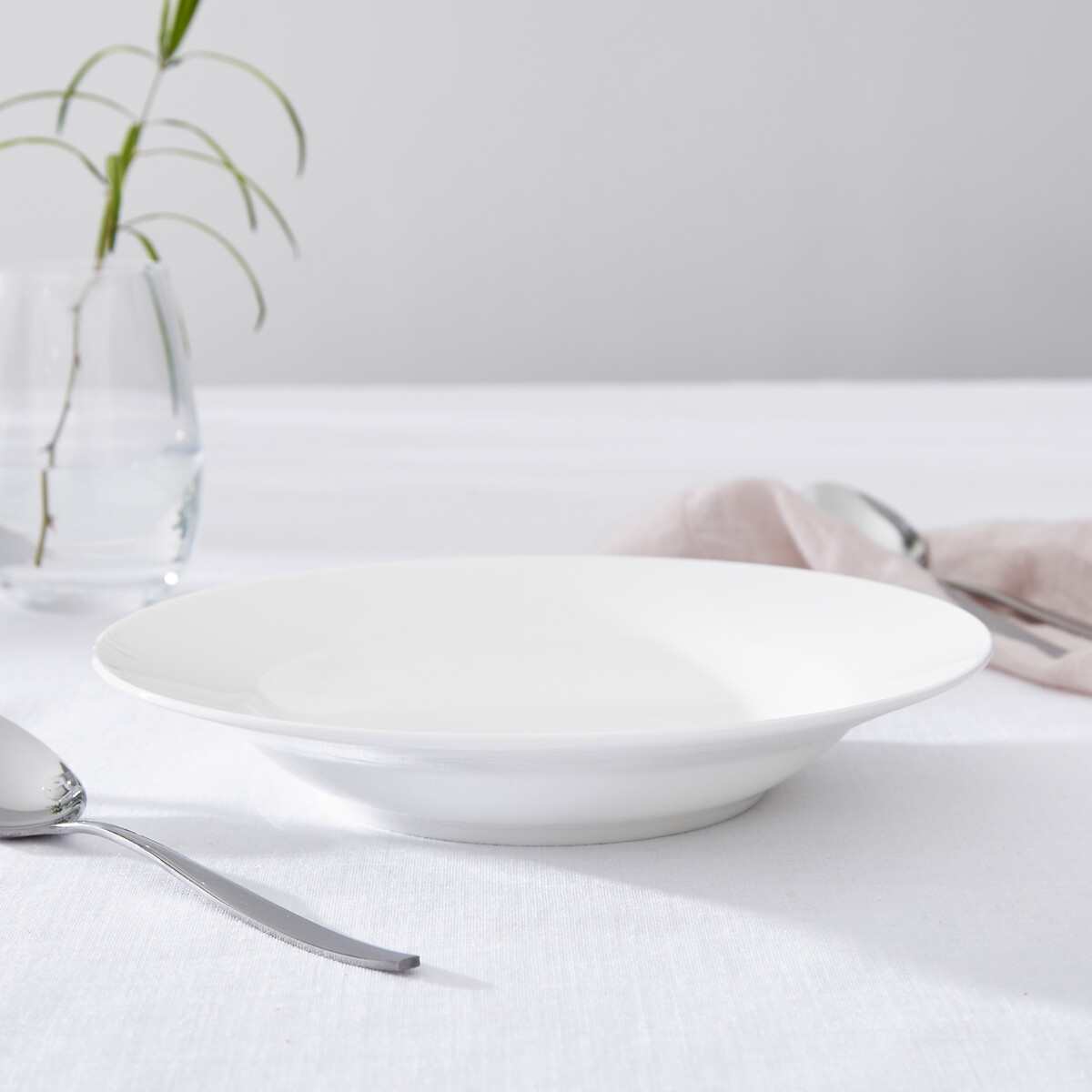 Set of 4 Serendipity Soup Plates white, ROYAL WORCESTER
