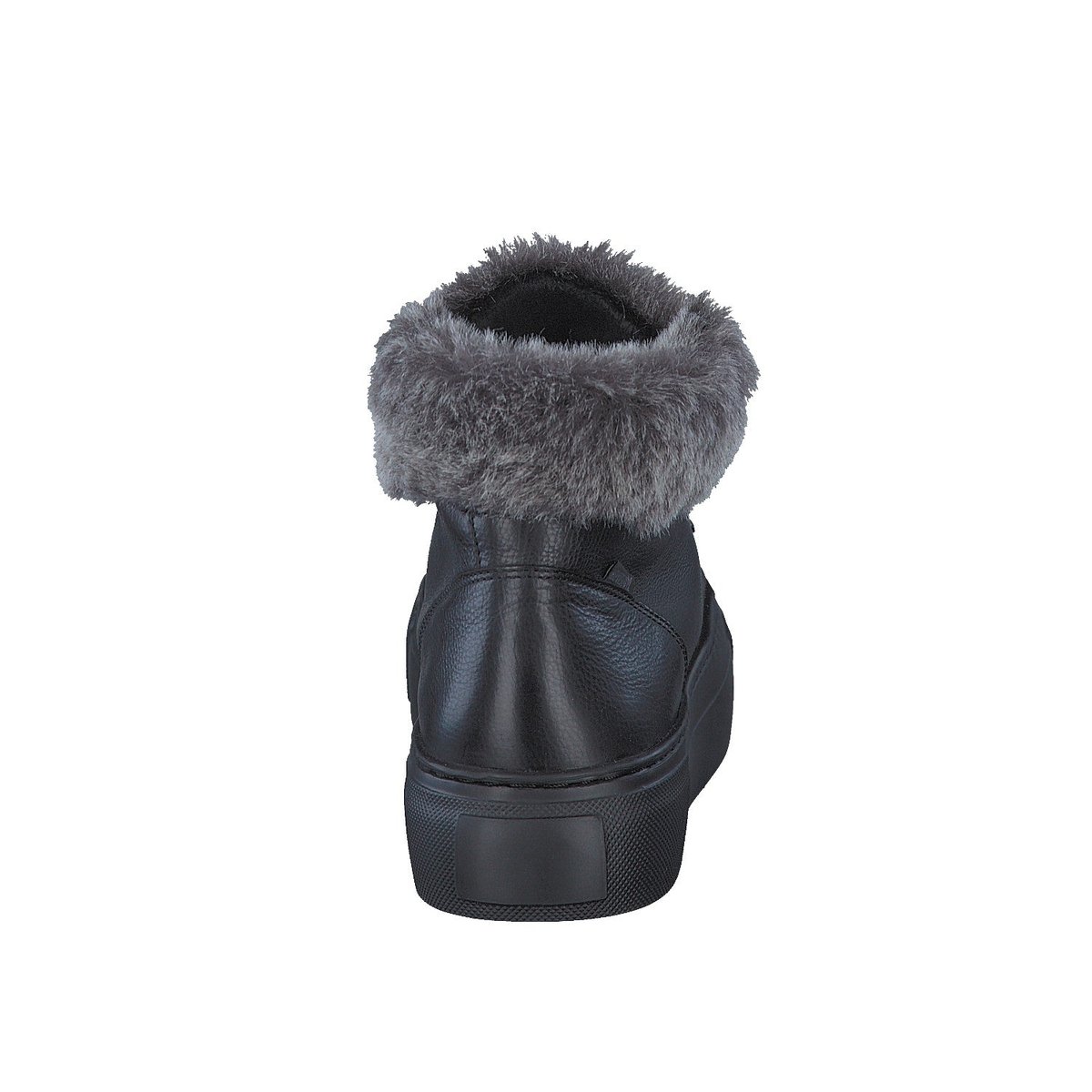 Baskets en cuir lisse GINOU noir p5132, MEPHISTO