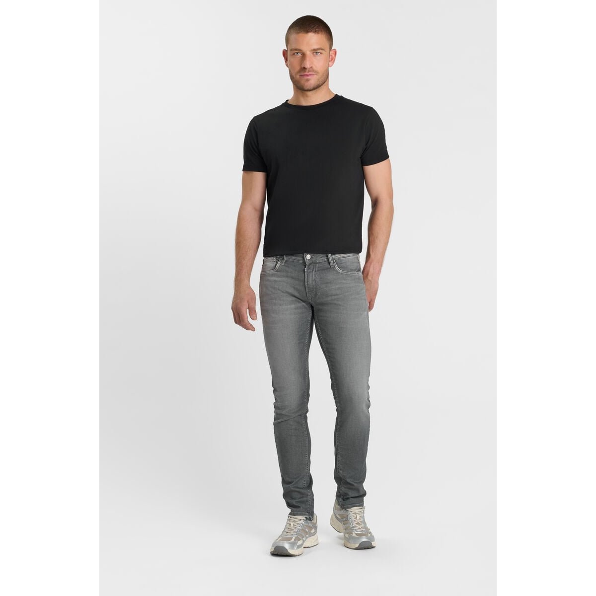 Jeans slim BLUE JOGG 700/11, longueur 34 grey, LE TEMPS DES CERISES