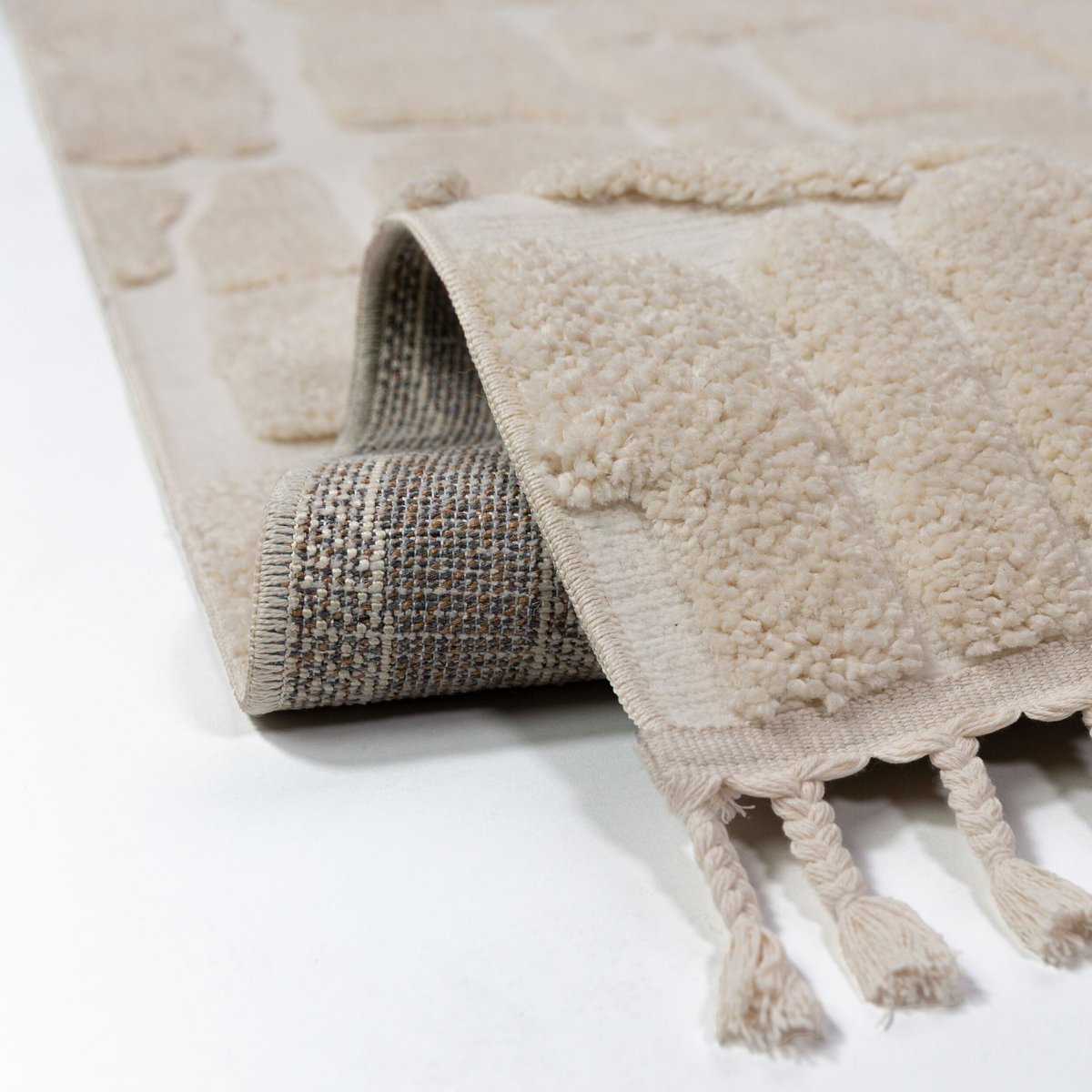 Tapis moderne de couloir ESRA beige, FLAIR RUGS