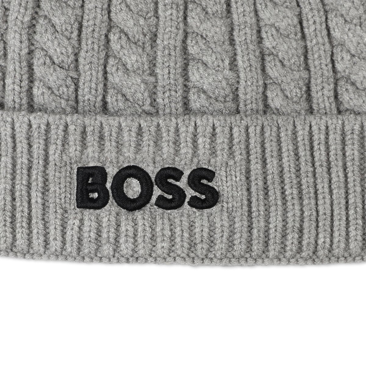 Bonnet gris chine, BOSS KIDSWEAR