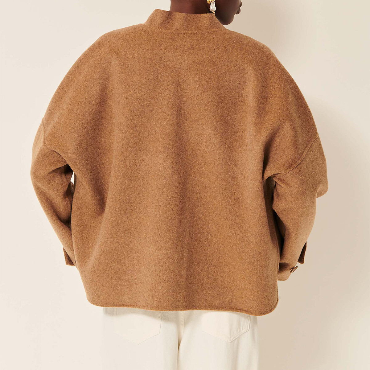 Manteau court en laine mélangée, YALESPRING camel clair, SESSUN