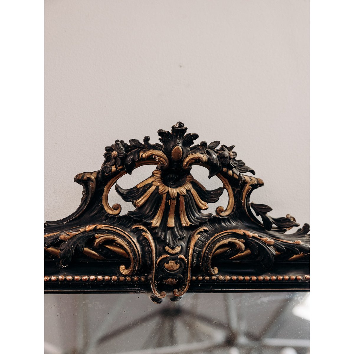 Grand miroir Louis Philippe Georges N°857 - Bon état noir, DEBONGOUT