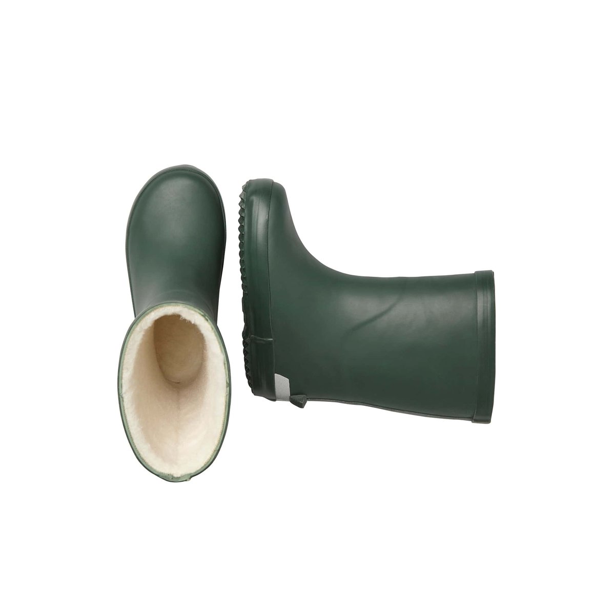 Bottes de pluie RAINBOOT WARM. vert foncé-, NATURINO