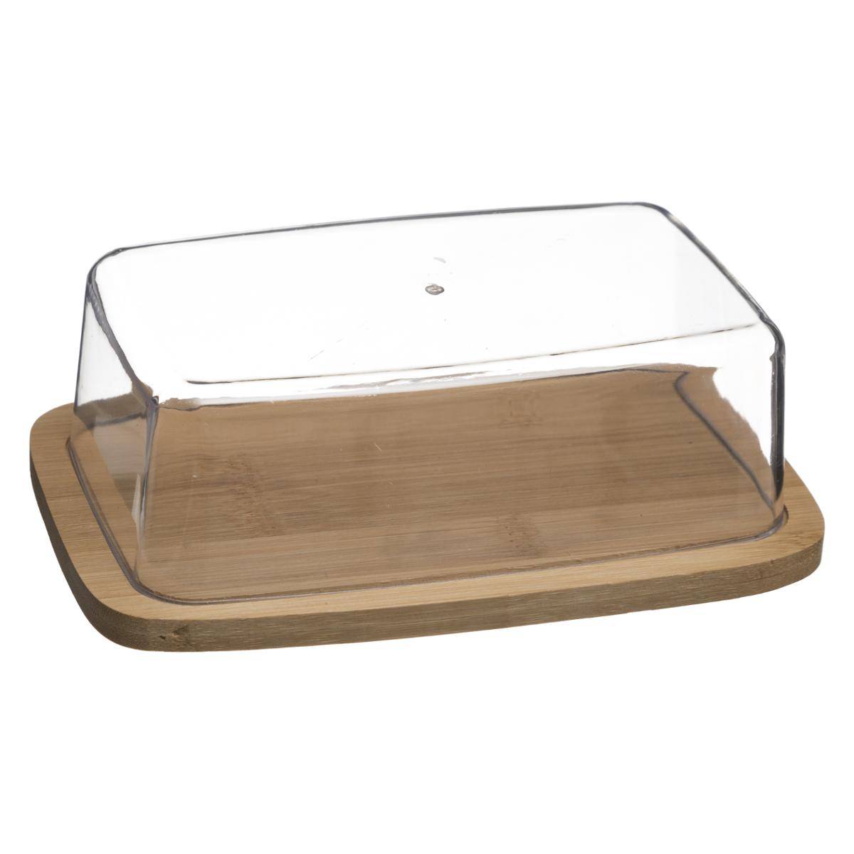 Beurrier avec socle BAMBOU CUISINE beige, 5FIVE SIMPLY SMART