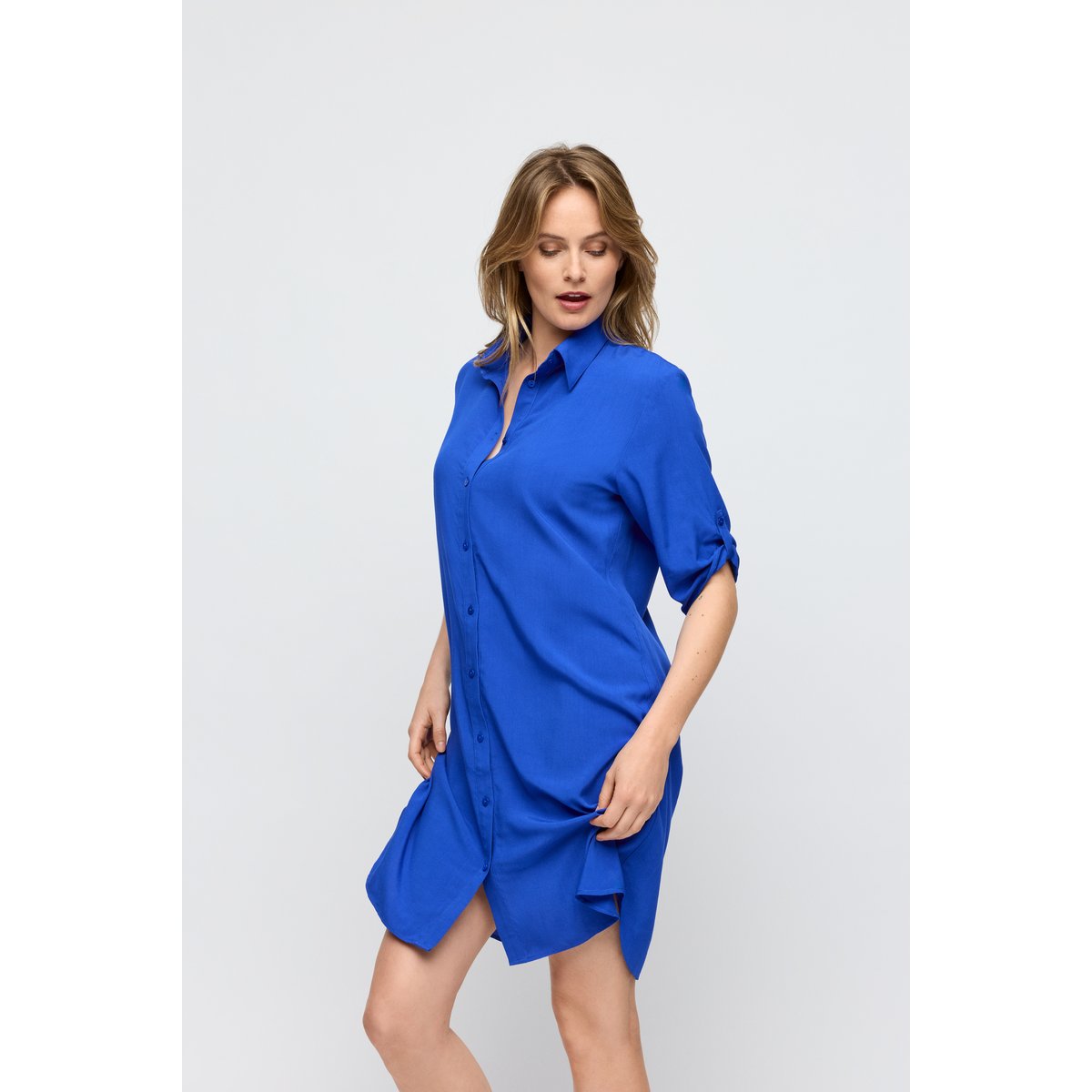 swimwear robe courte EMLY bleu - bleu eléctrique, MARIE JO