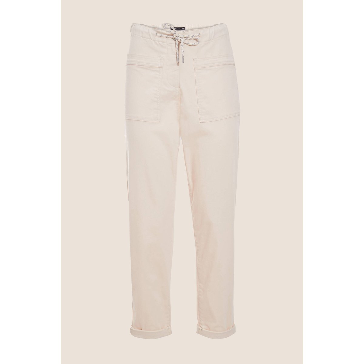 Pantalon coupe droite à coulisse ivoire, BREAL