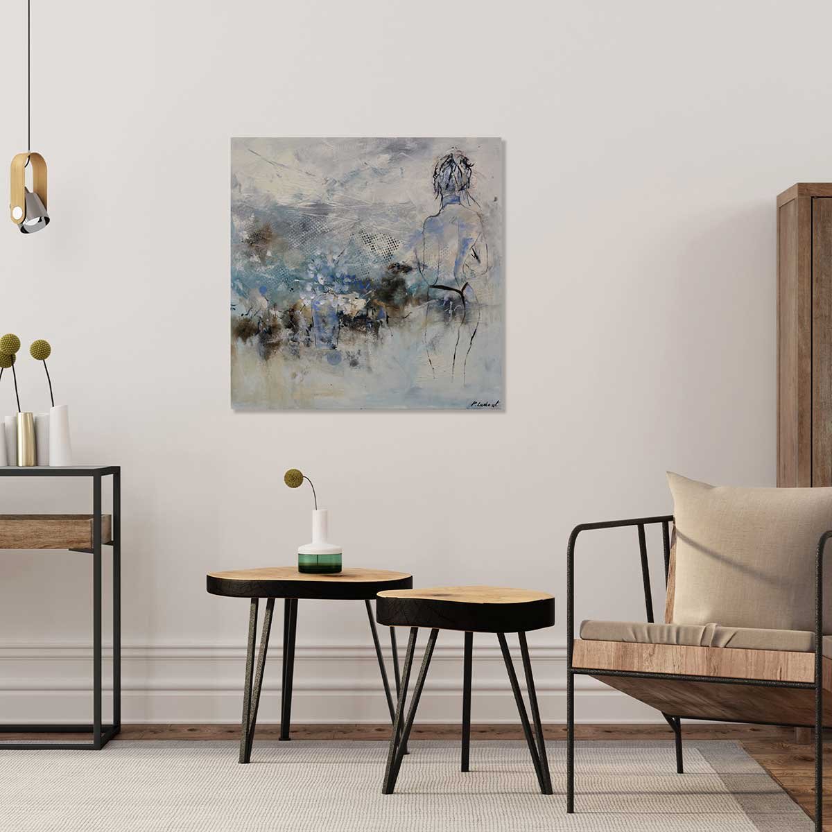 Tableau nue de dos tableau alu dibond, HEXOA