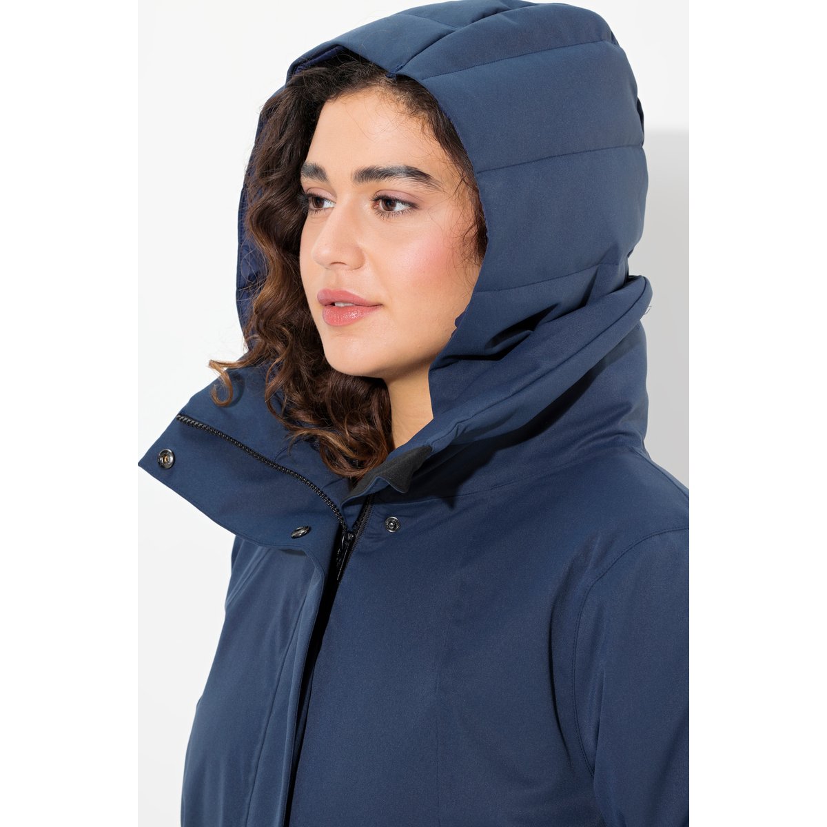 Veste technique HYPRAR imperméable, capuche pétrole foncé, ULLA POPKEN