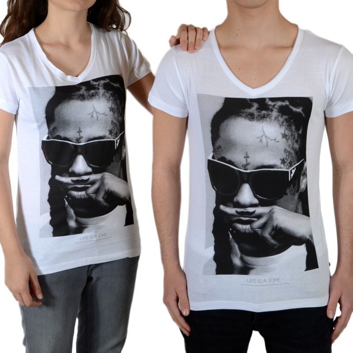 Tee Shirt Lil SS Mixte blanc, LITTLE ELEVENPARIS