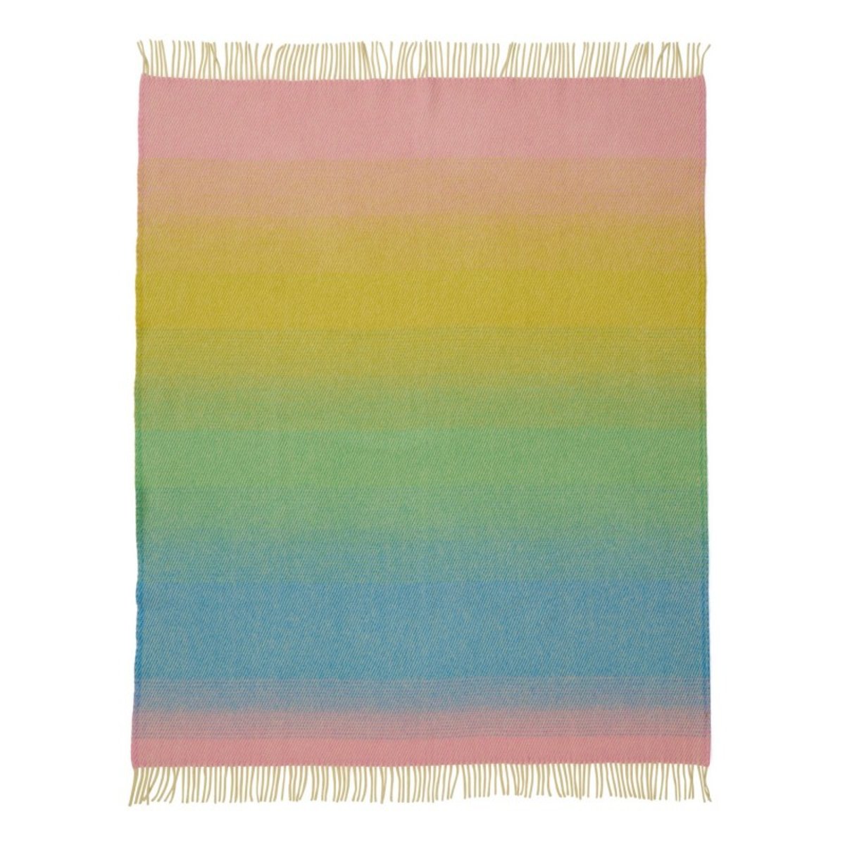 Plaid laine agneau design AURORA multicolore, KLIPPAN