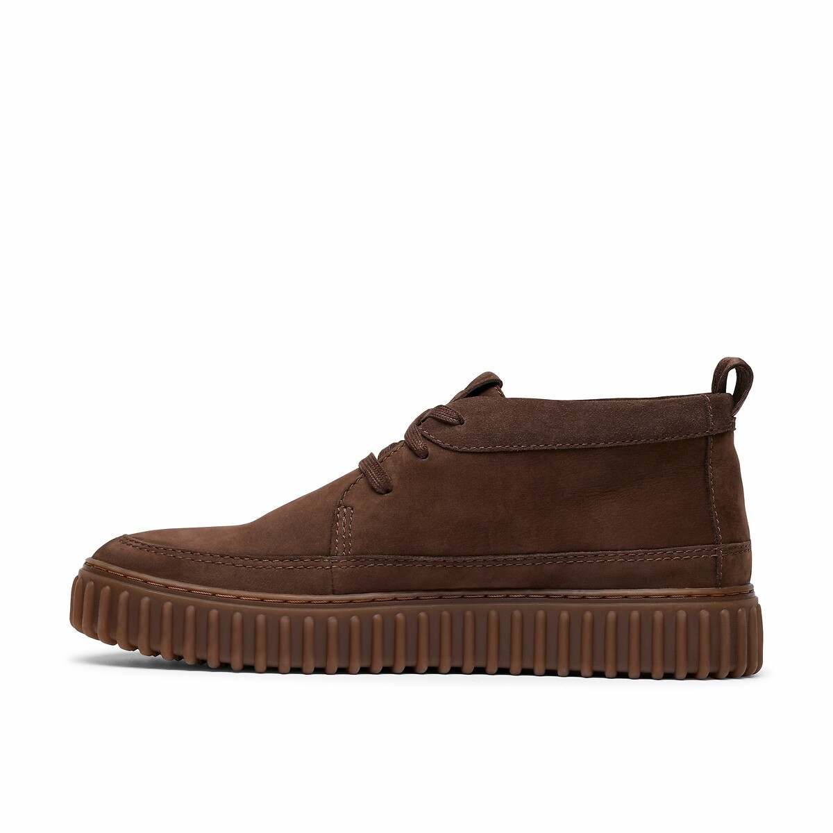 Derby in pelle scamosciata Torhill marrone scuro, CLARKS