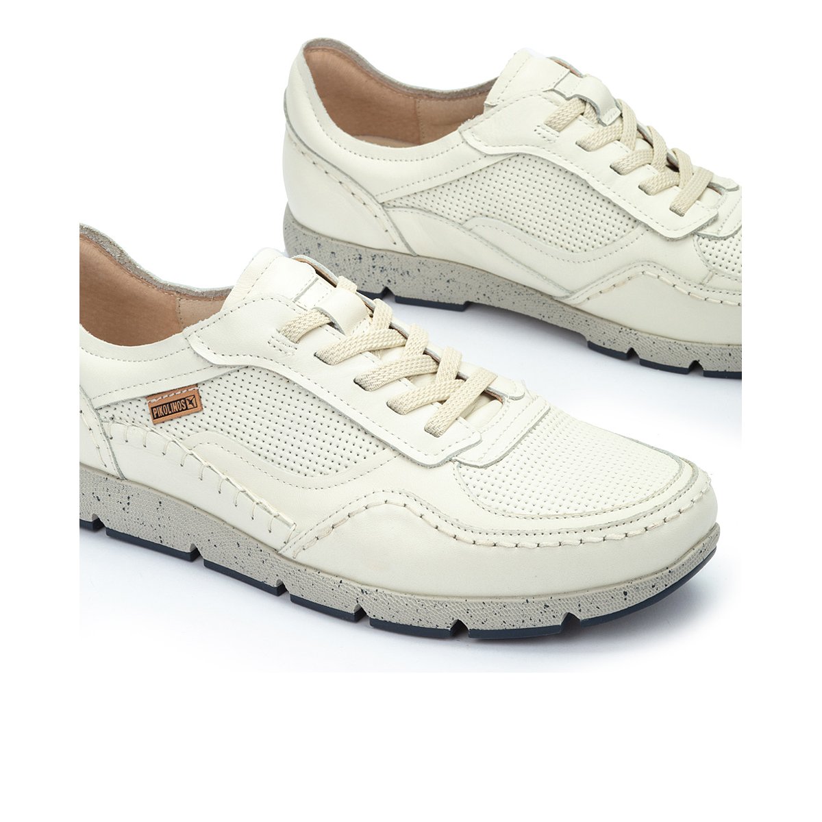 Baskets cuir Fuencarral off white, PIKOLINOS