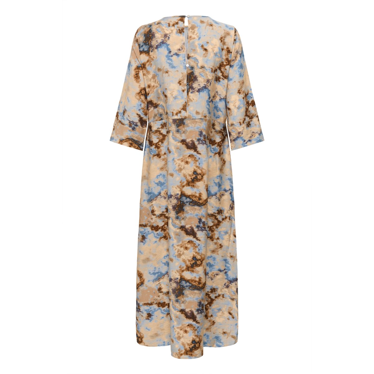 Robe marron bleu brown/blue splash, CULTURE