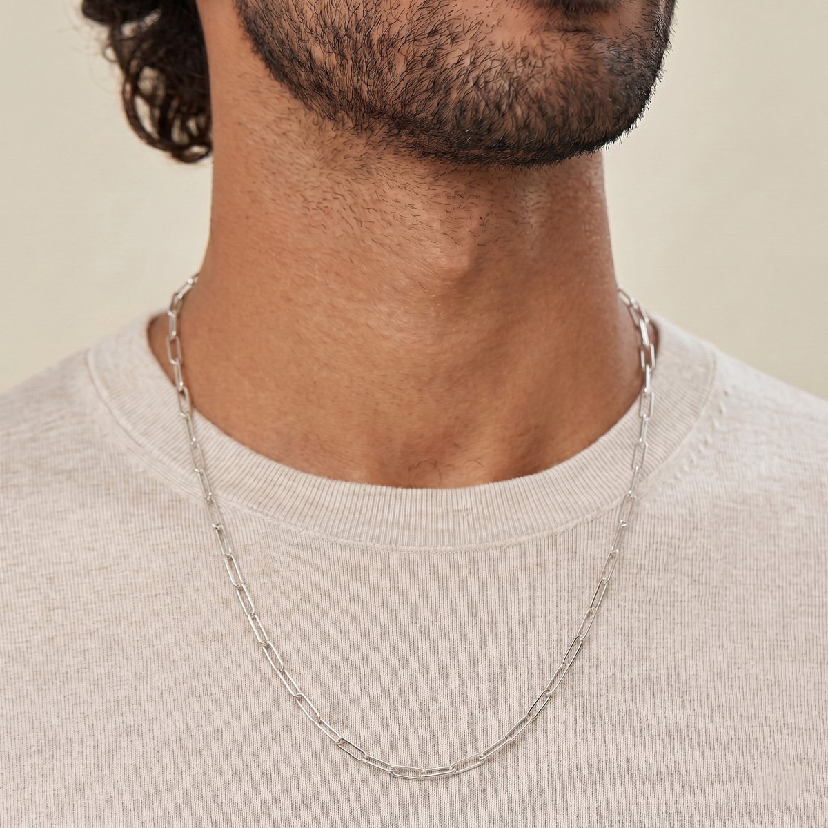Collier Homme argenté, LOUIS PION