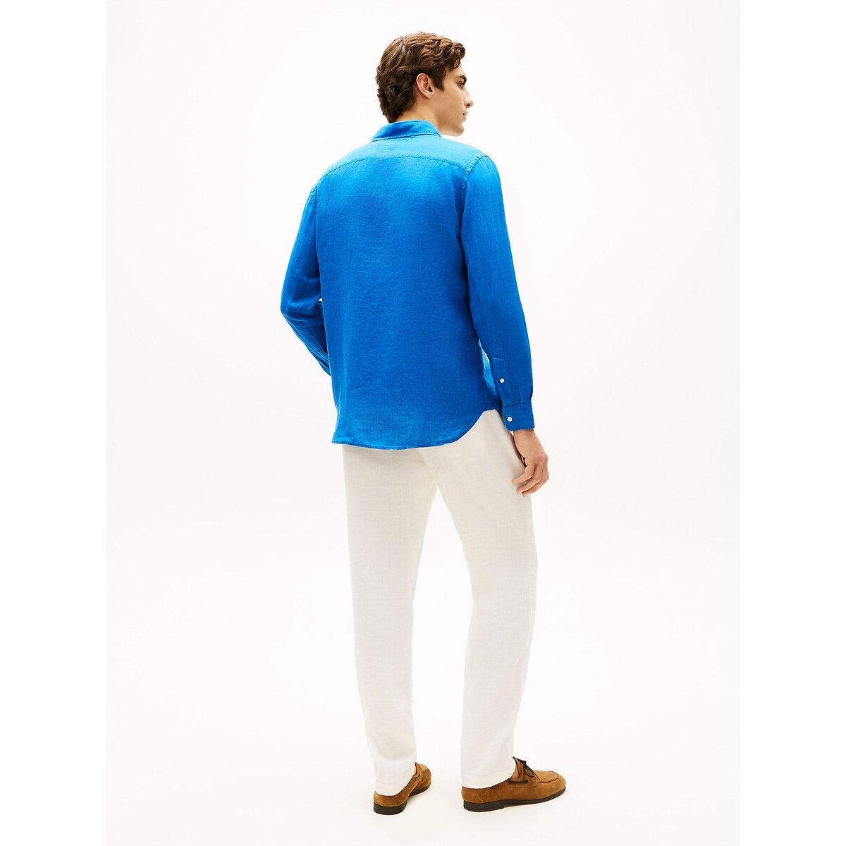 Chemise en lin bleu, TOMMY HILFIGER