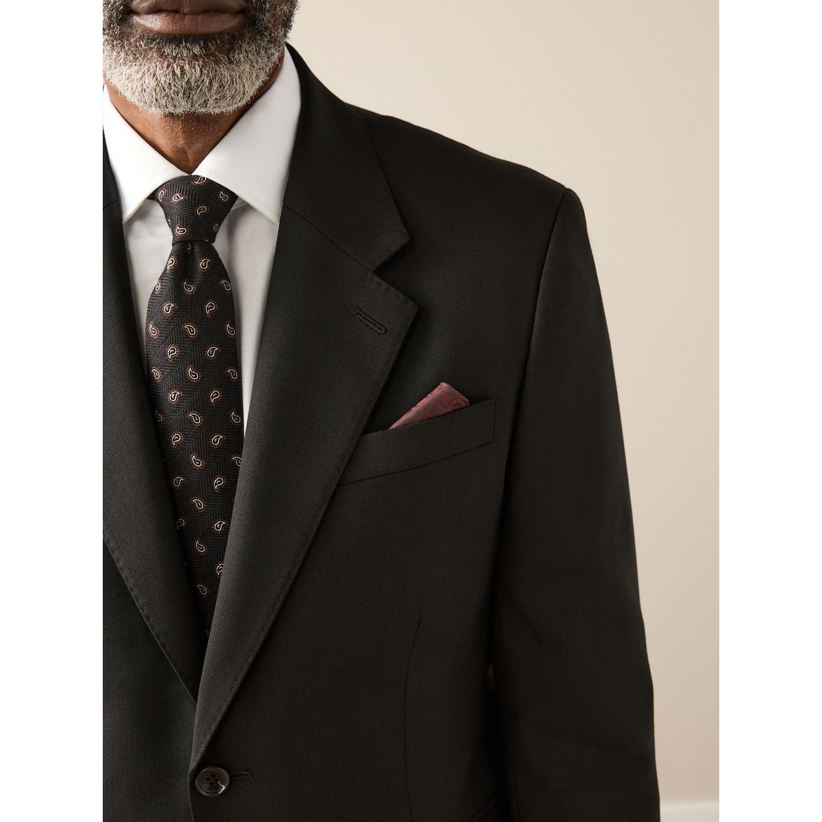 Veste de costume nova fides en laine Signature noir, NEXT