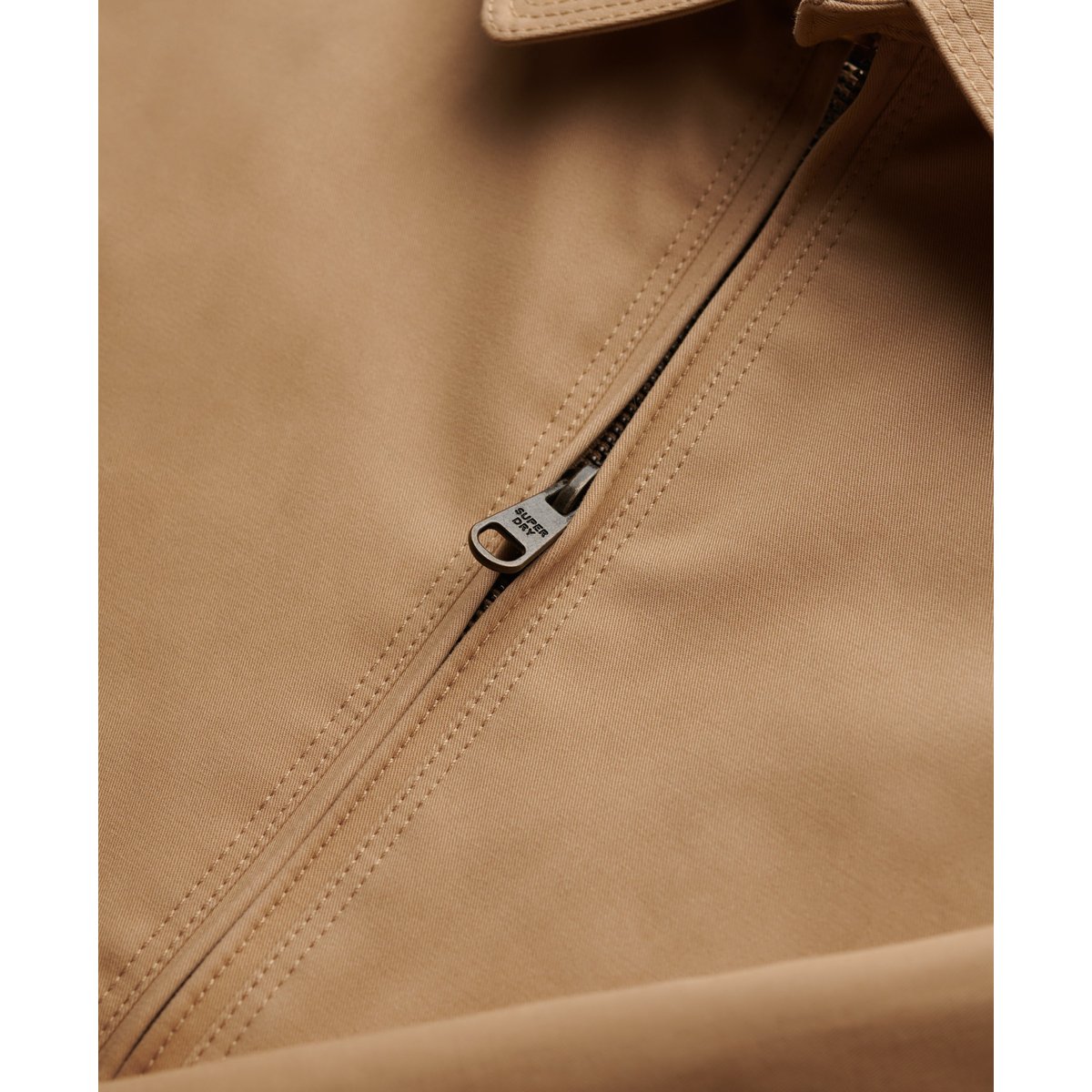 Veste Harrington à Col beige shaker, SUPERDRY