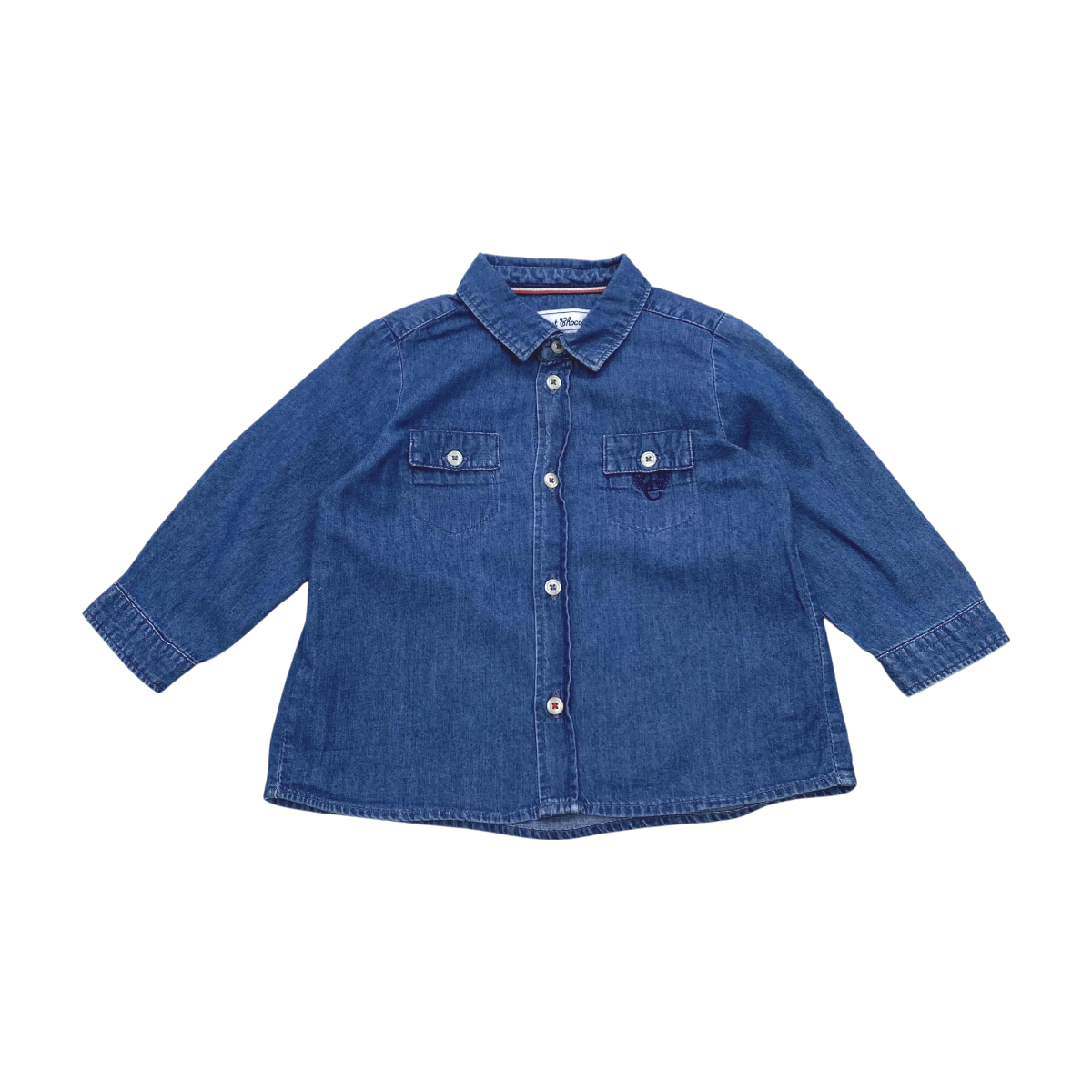 Chemise bébé - Très bon état bleu, TARTINE ET CHOCOLAT