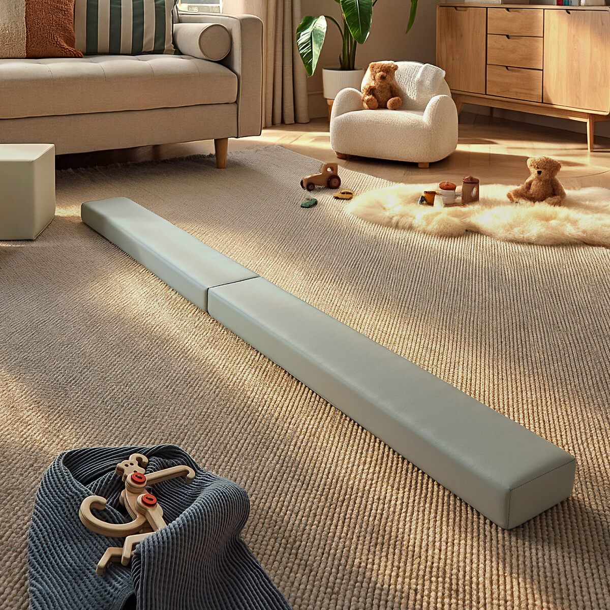 Soft Play Balance Beam blue, CUDDLECO