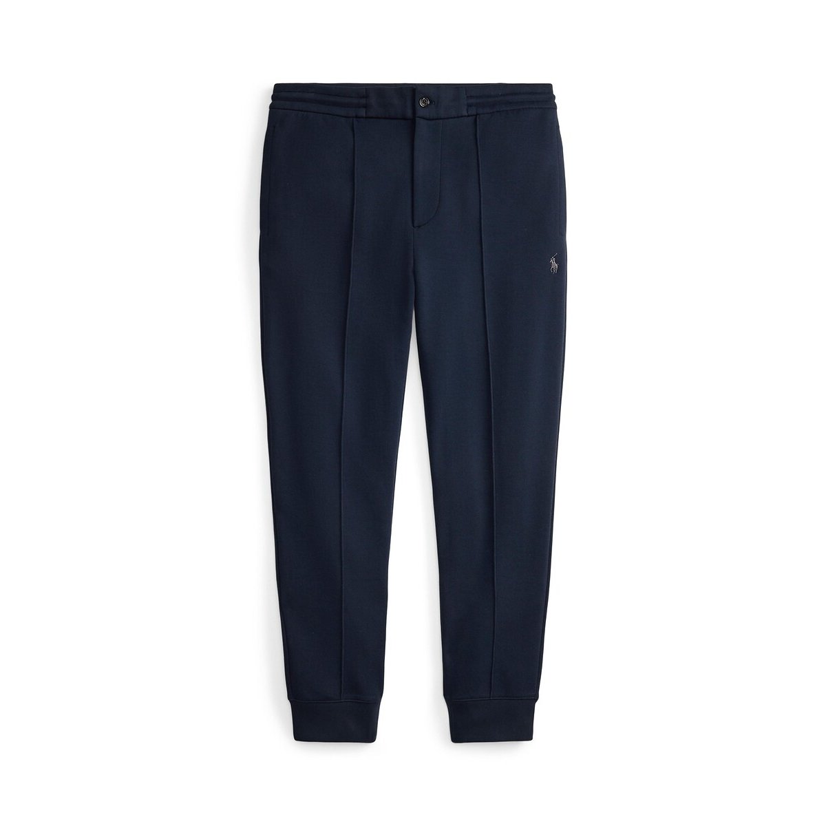 Joggingbroek in dubbele jersey marine , POLO RALPH LAUREN
