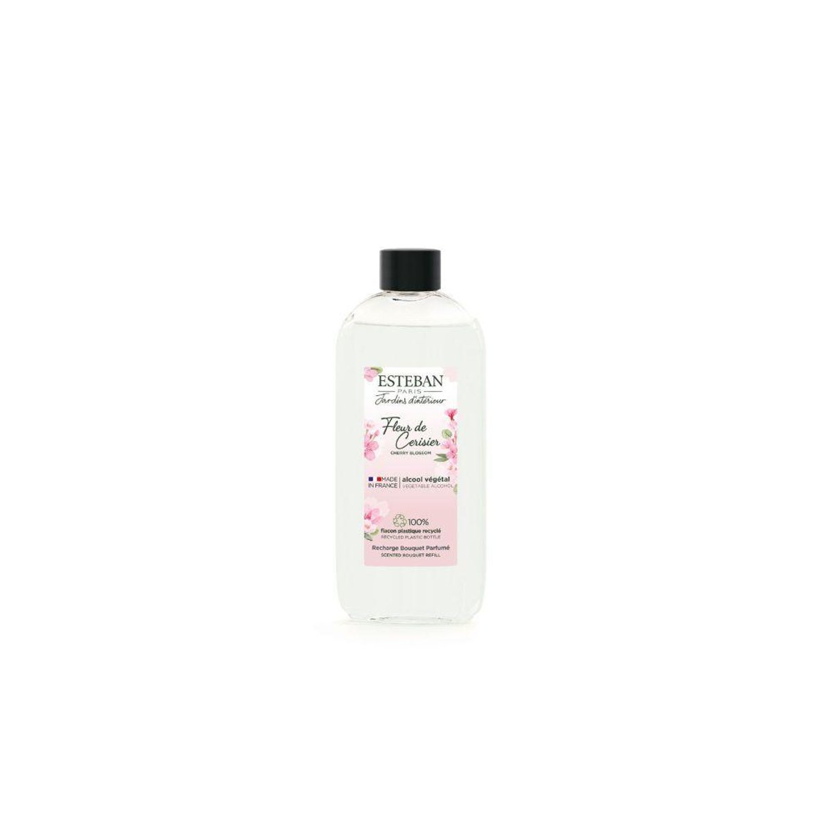 Parfum d'intérieur - Recharge pour bouquet Fleur de cerisier 200ml transparent, ESTEBAN