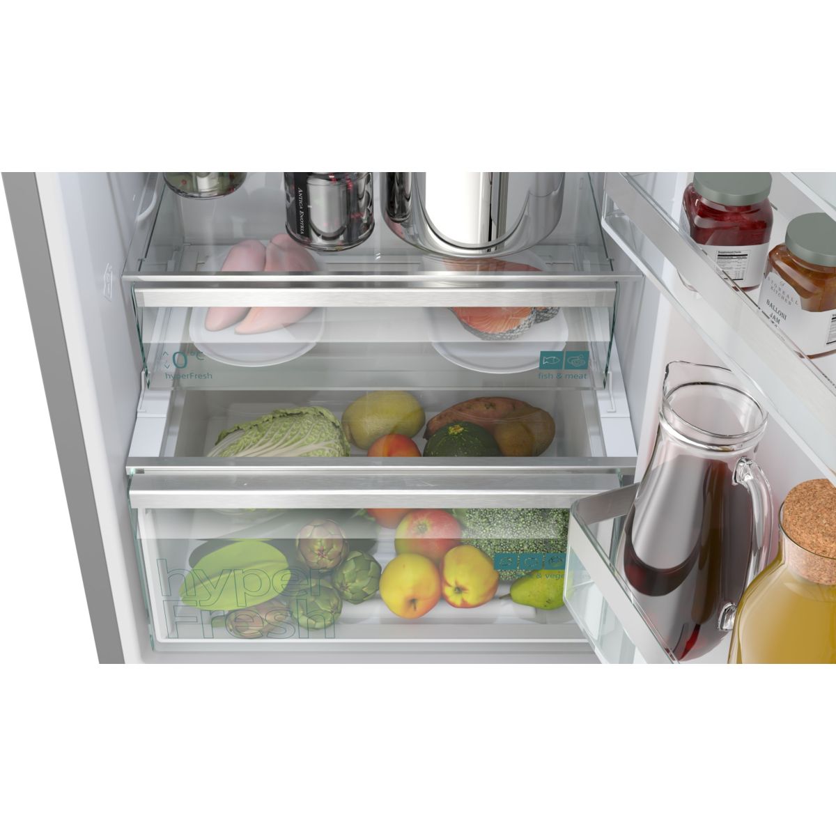 Réfrigérateur combiné KG36NVIBG couleur unique, SIEMENS