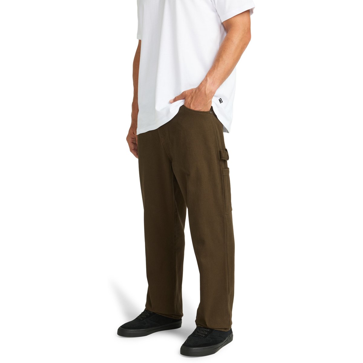 Jeans d'inspiration Workwear BAD DOG WORKWEAR marron dark cedar, BILLABONG
