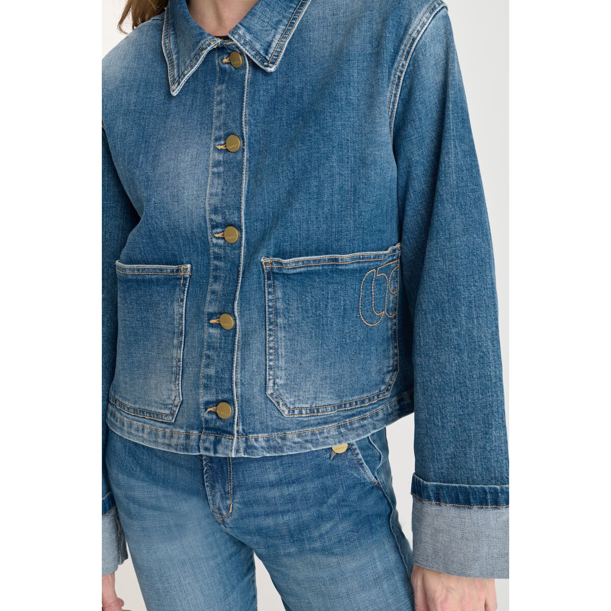 Veste ALESKA blue, LE TEMPS DES CERISES