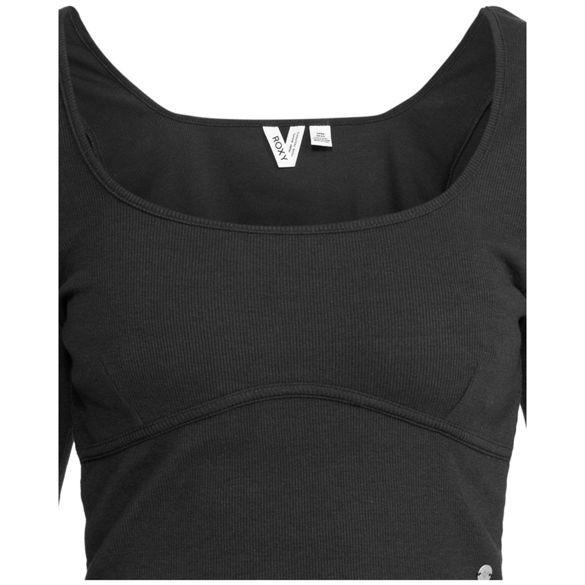 Crop top à manches longues PRETTY PLEASE. noir phantom, ROXY