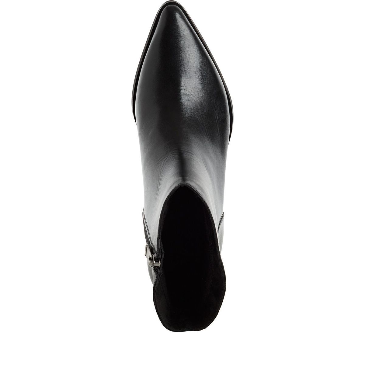 Bottine en cuir noir, MARCO TOZZI